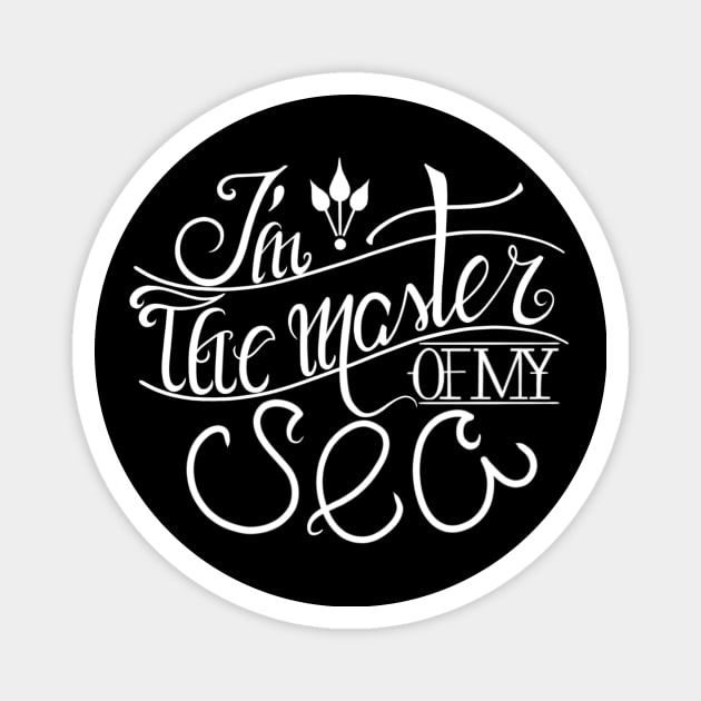 I´m the master of my sea Magnet by Talu art